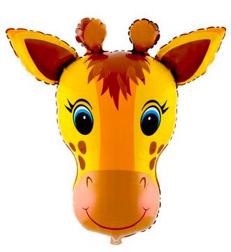 Oaktree Shape 37inch Giraffe Packaged - Foil Balloons